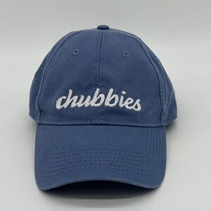 Harding Lane Chubbies Hats Mens‎ OSFA Blue Embroidered Strap Back Baseball Cap